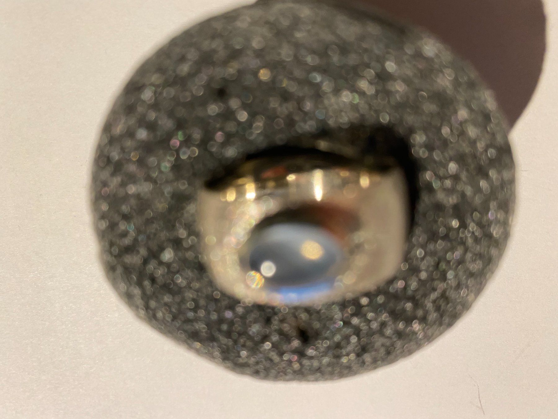 Anelli: Ring, Silber, Opal, Durchm. 53 mm (21) – Nuovo (secondo la descrizione) da Muri b. Bern venduto da Silberqualle 2