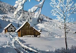 VORDERTHAL Wägital SZ - Typisches Wägitaler Bauernhaus