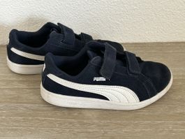 Puma Kinderschuhe dunkelblau Klettverschluss Grösse 31