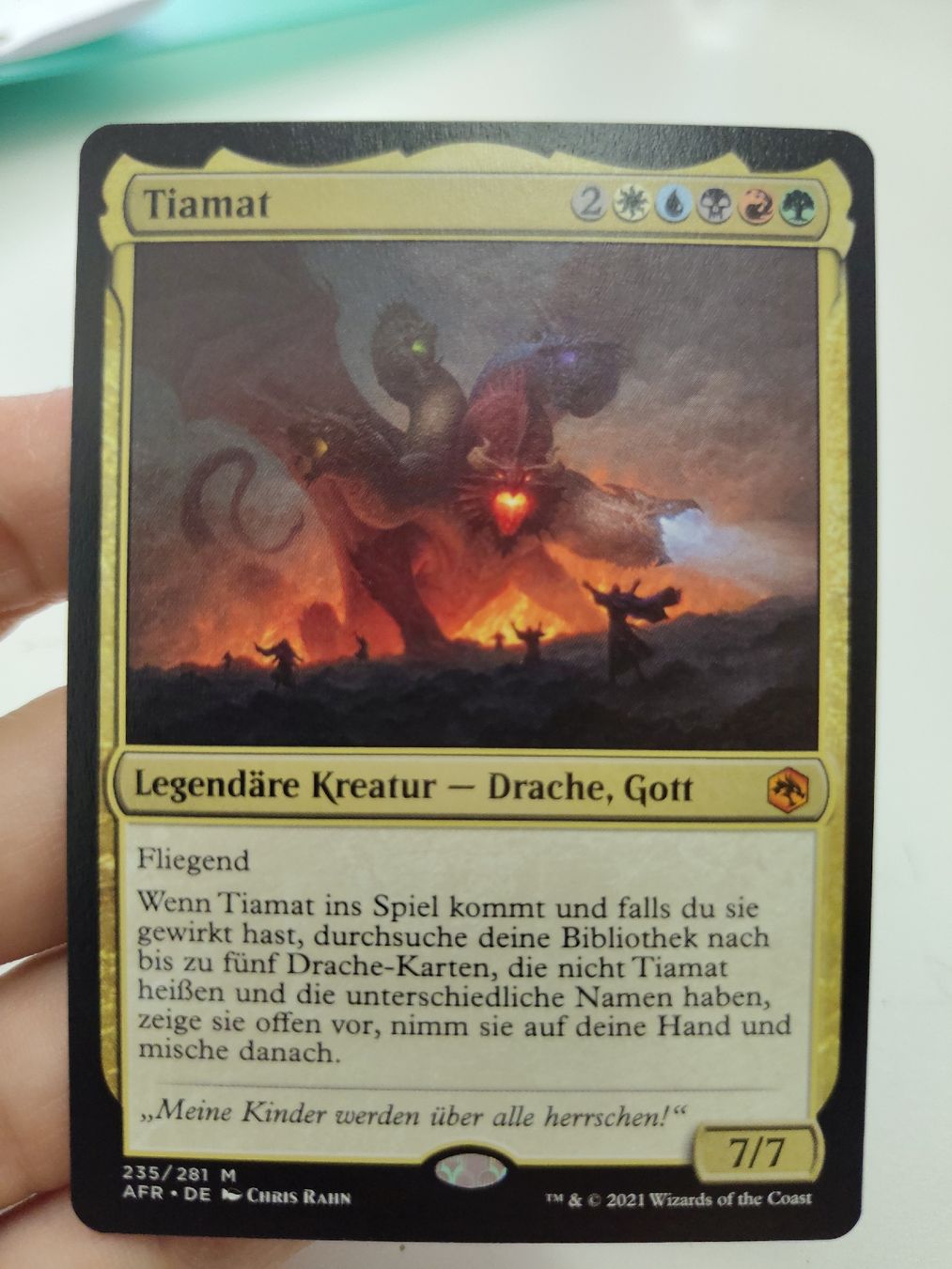 Magic The Gathering Cartes à collectionner: Magic The Gathering Tiamat NM – Neuf (Voir description) à Obergerlafingen par kingslayer4