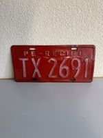 Vintage Brasilianisches Autokennzeichen PE - Recife TX2691