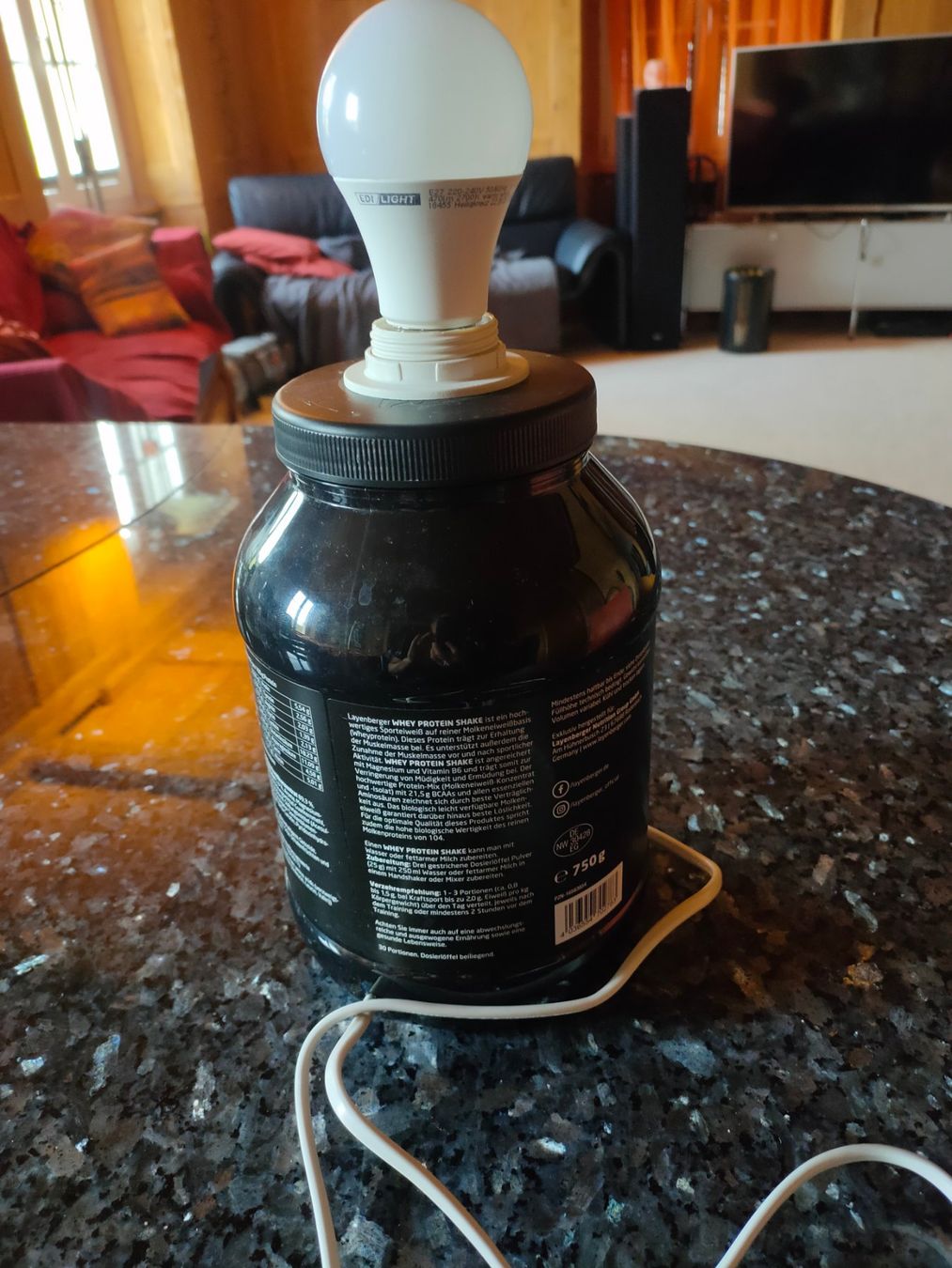 Lampade: Upcycling Tischleuchte Unikat – Nuovo e nell'imballaggio originale da Rothrist venduto da Gleitig 5
