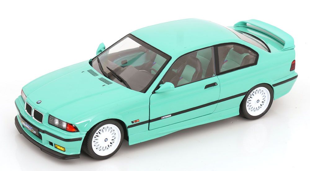 BMW Modellini d'auto: BMW M3 E36 WORKS 1991 MINTGRÜN 1:18 SOLIDO – Nuovo e nell'imballaggio originale da Suhr venduto da Moebelsiralfred