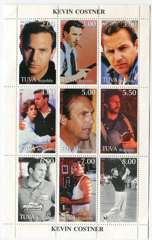 Alle Briefmarken: Block "Kevin Costner". Tuwa – Neu und originalverpackt aus Basel von Butsch5