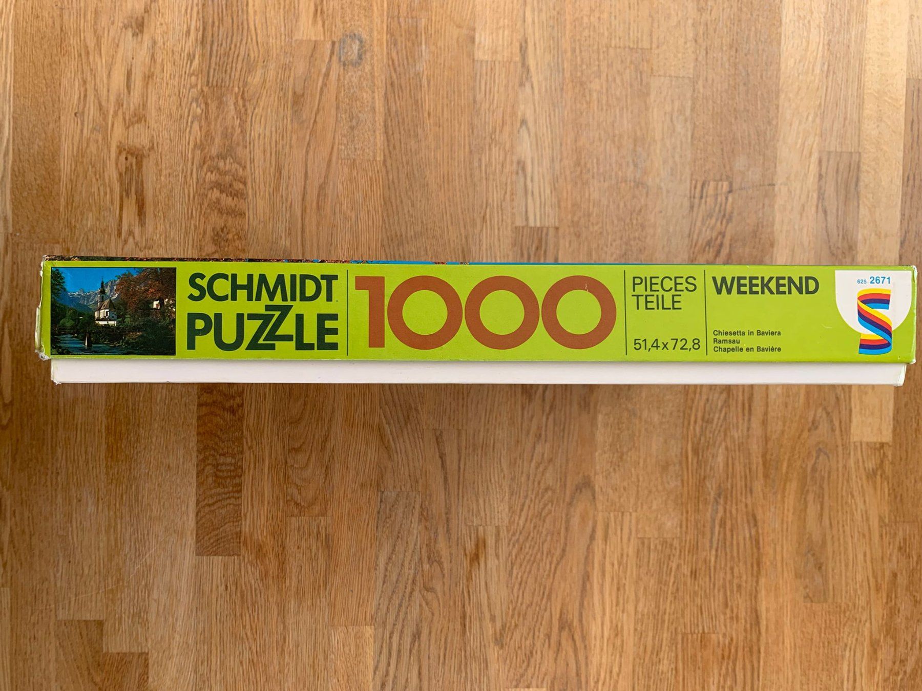 Puzzle: Schmidt; Puzzle "Kirche in Ramsau, DE" / 1000-teilig – Usato da Boniswil venduto da Totomat-Lady2 3