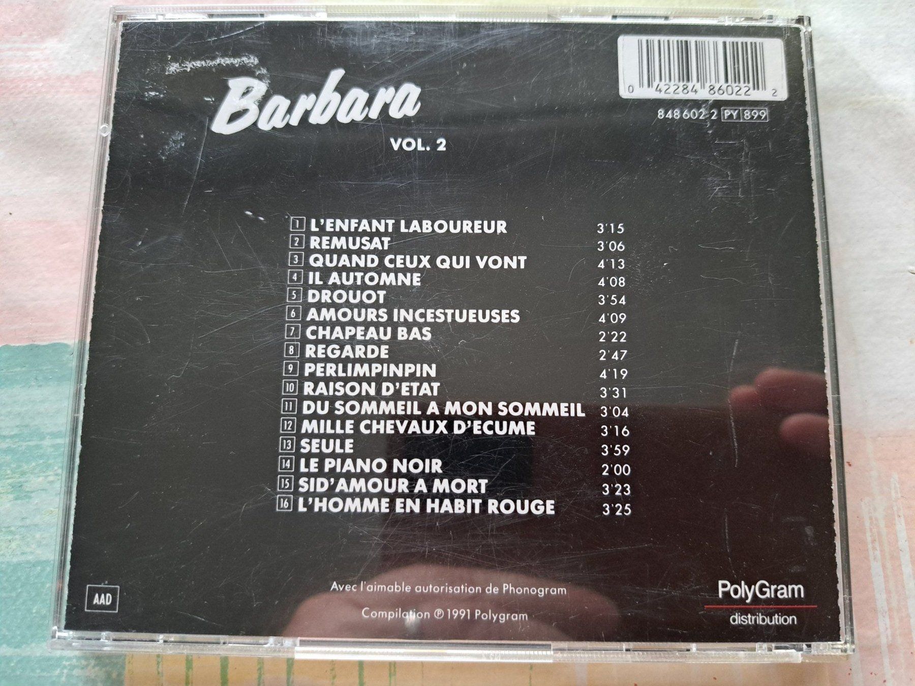 CDs: Cd Master Série Barbara Volume 2 – D'occasion à Pully par bro_n52j 1