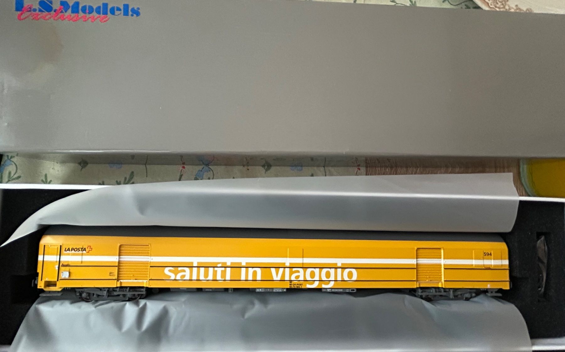 LS Models Modellini di ferrovie: H0/DC LS Models 47 283 Postwagen 594 – Nuovo (secondo la descrizione) da Belp venduto da AEMA-Modellbau