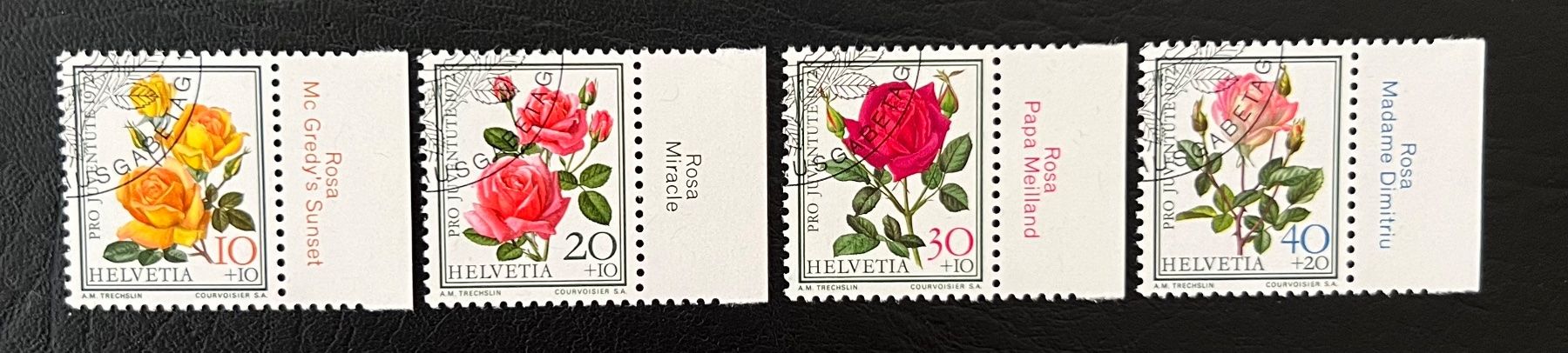 Tutti i francobolli: 1972 Pro Juventute Serie ET – Usato da Endingen venduto da haifu