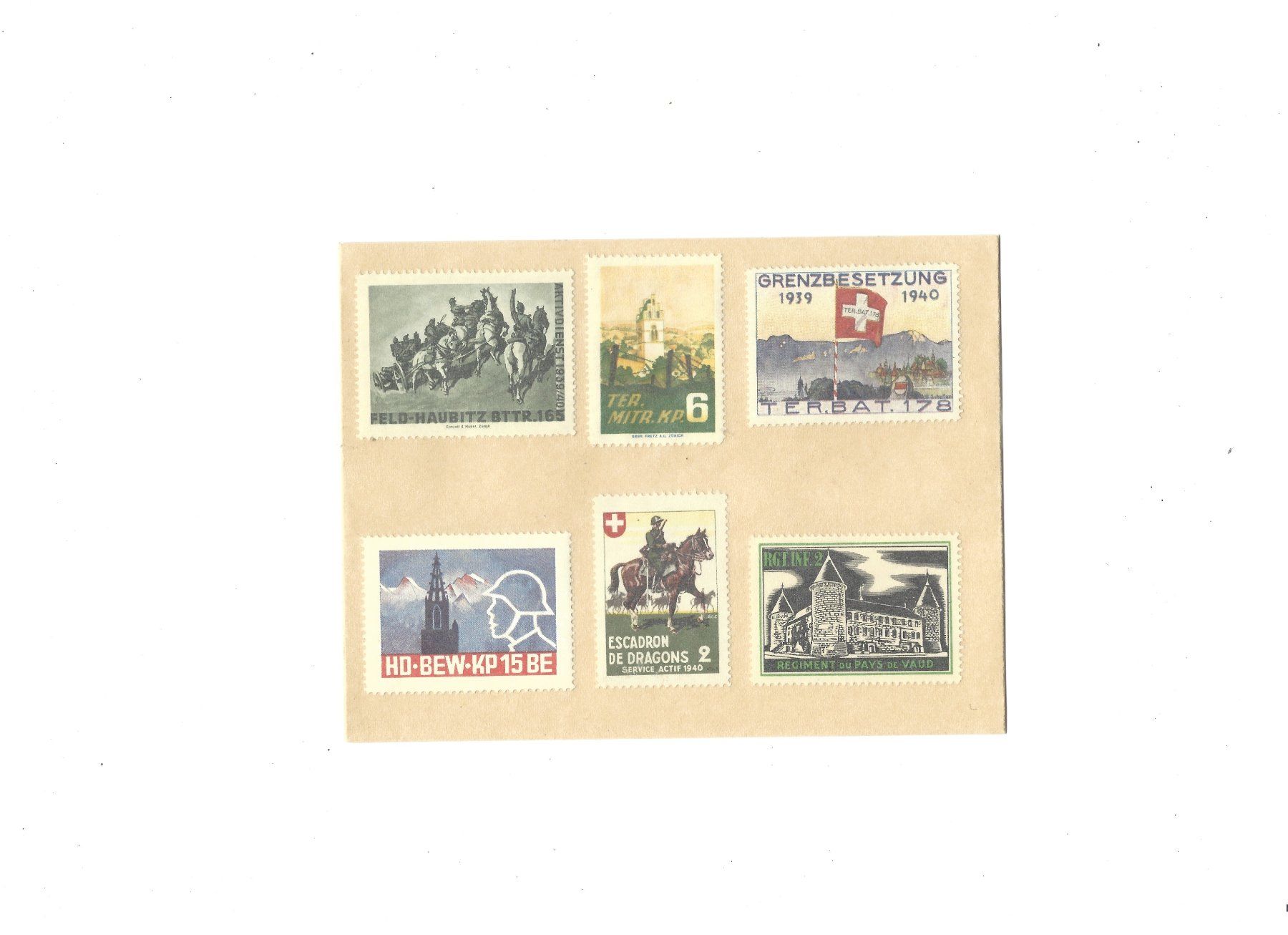Alle Briefmarken: Militaire 1939 - selon description ci-dessous – Neu und originalverpackt aus Uvrier von amo_8jrn