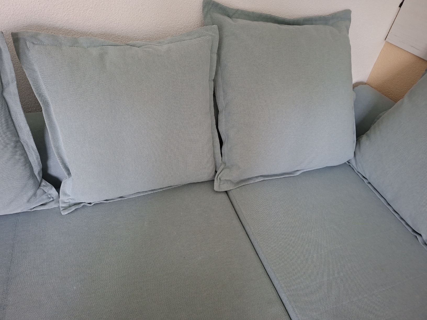 Ikea Sofas: Bettsofa, Sofa IKEA HOLMSUND, hellblau – D'occasion à Riken AG par Manu1013 1