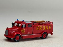 EB- Brekina Mercedes  Feuerwehr Zirkus Krone