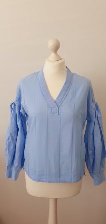 Bluse Scotch&Soda Grösse 34 hellblau, Baumwolle