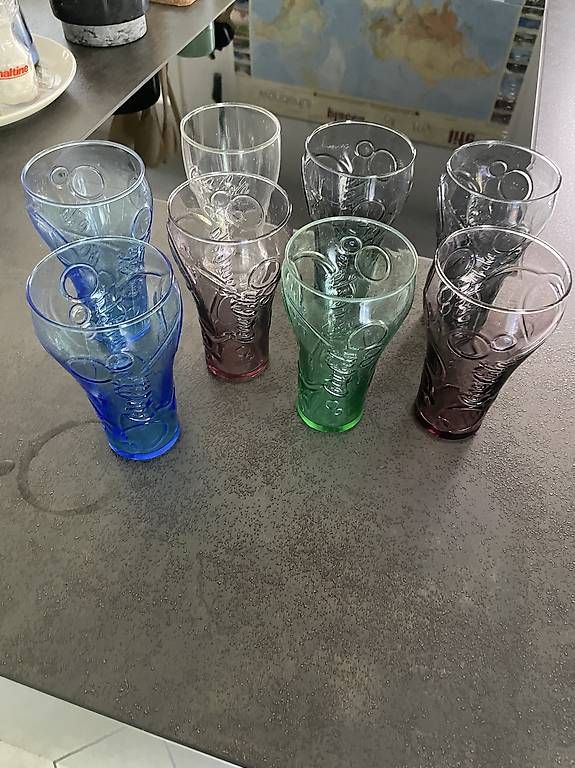 Verres: Gläser/  Coca Cola  – D'occasion à ossingen par franco057