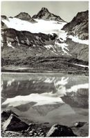 Berghaus Vereina Jörisee mit Flüela-Weisshotn 1959