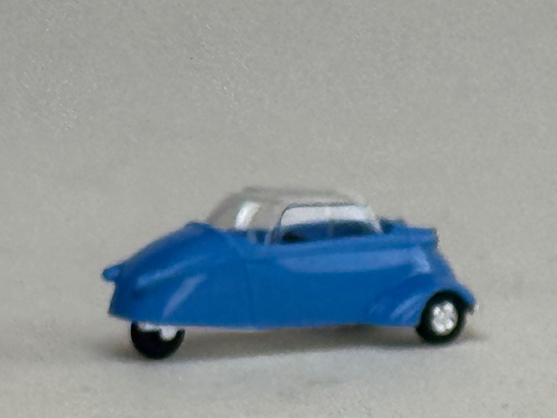 Busch Modellautos: AU- Busch Messerschmitt Kabinenroller blau – Gebraucht aus Elm von Wikmtz 1