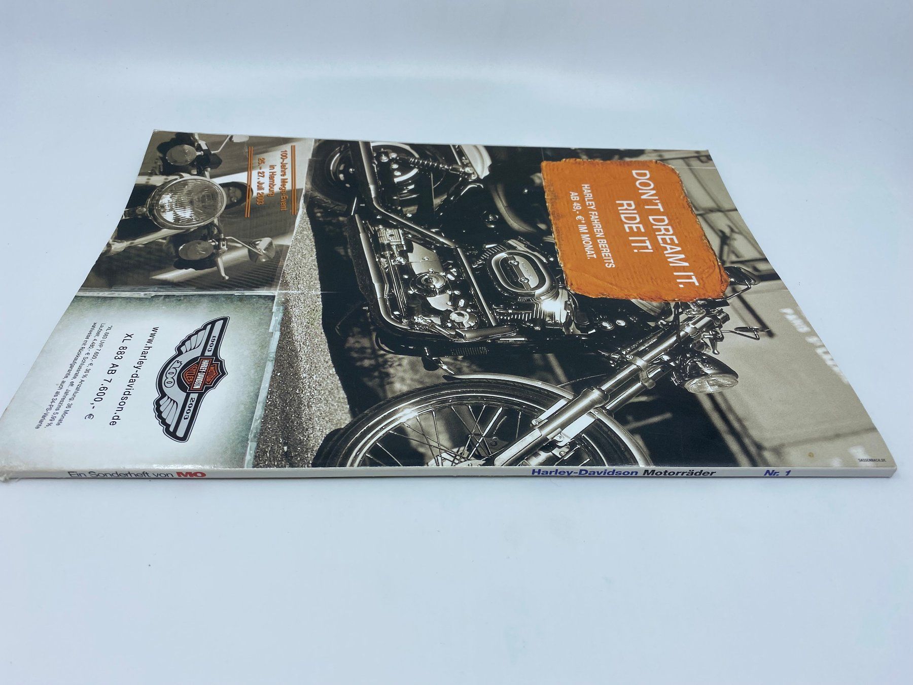 Riviste & Magazine: MO-Sonderheft Harley Davidson Nr.1 2003 – Usato da Langwiesen venduto da Restposten-24 1