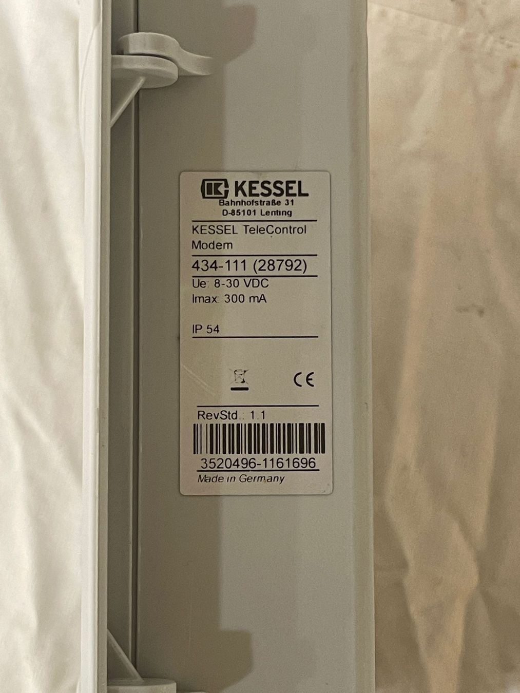 Componenti elettronici: Kessel TeleControl Modem, ungebraucht – Nuovo (secondo la descrizione) da Holderbank SO venduto da ann_lg6r 3