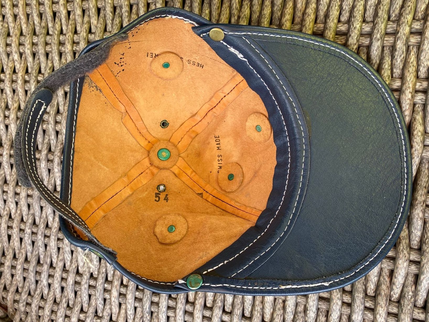 Copricapi, berretti & cappellini: Leder Cap - Gr. 54 / Mütze / Basecap / Schwingfest/Volklore – Usato da Emmen venduto da Sutim2005 5
