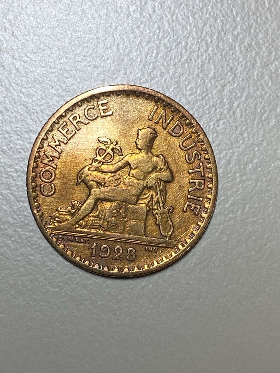 Alle Münzen: France - 1 franc - 1923 – Gebraucht aus Payerne von Mike1682 1