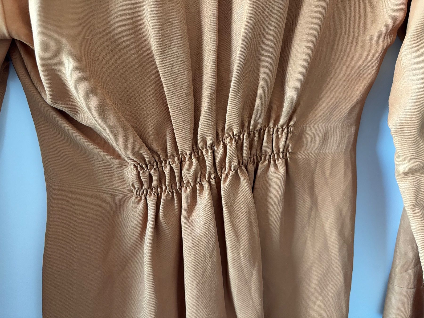 Sandro Vestiti: Sandro burnt orange/ camel Kleid – Usato da Duebendorf venduto da tom_lp2m 3