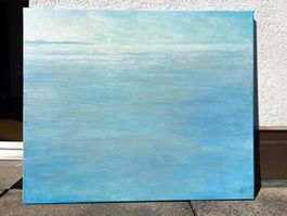 Morgenlicht am Meer – Acrylgemälde 50×60 cm