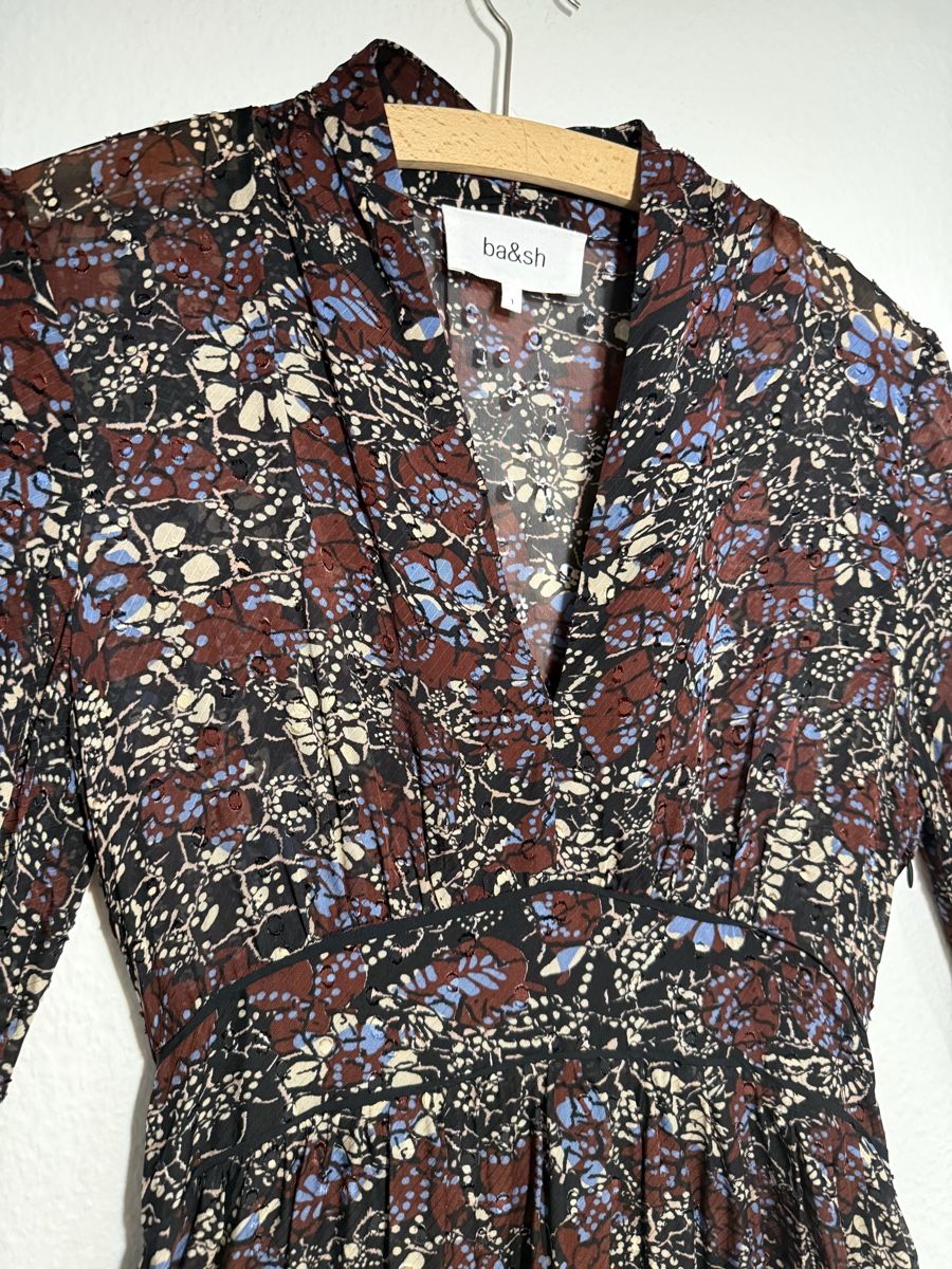 Ba&Sh Vestiti: Ba&sh Kleid, Grösse 1, Blumenmuster – Usato da Stäfa venduto da buecher10 2
