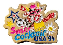 U354 - Pin Swiss Cocktail Hop Schwiiz WM USA '94 Kuh Cow