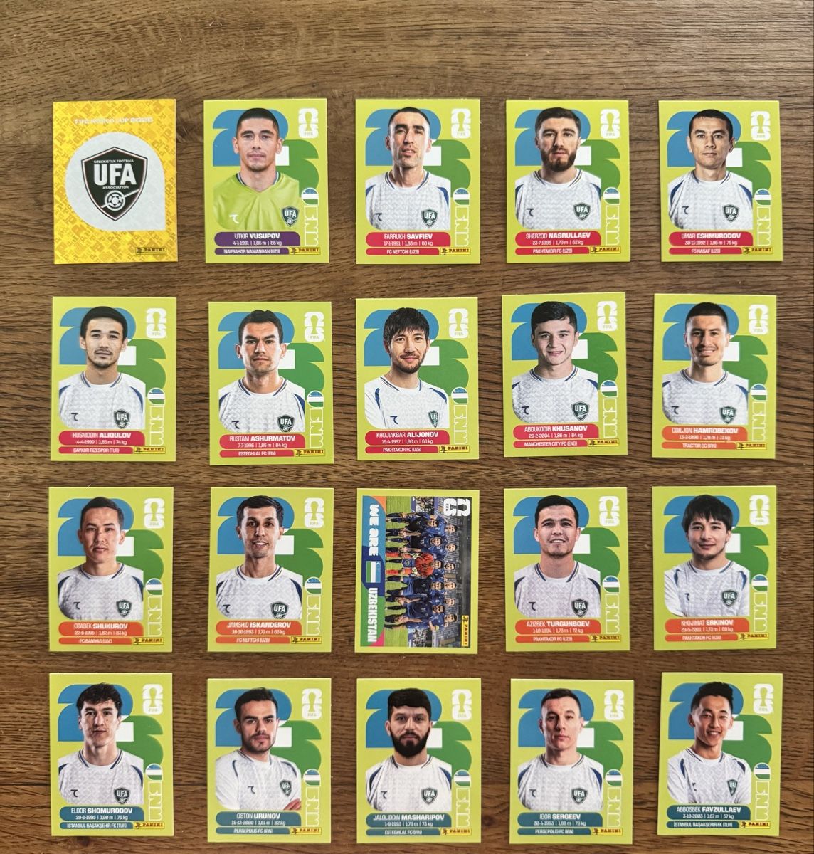 Panini Carte collezionabili: UZB Panini WM 2026 – Nuovo (secondo la descrizione) da Emmenbrücke venduto da Lukee1901