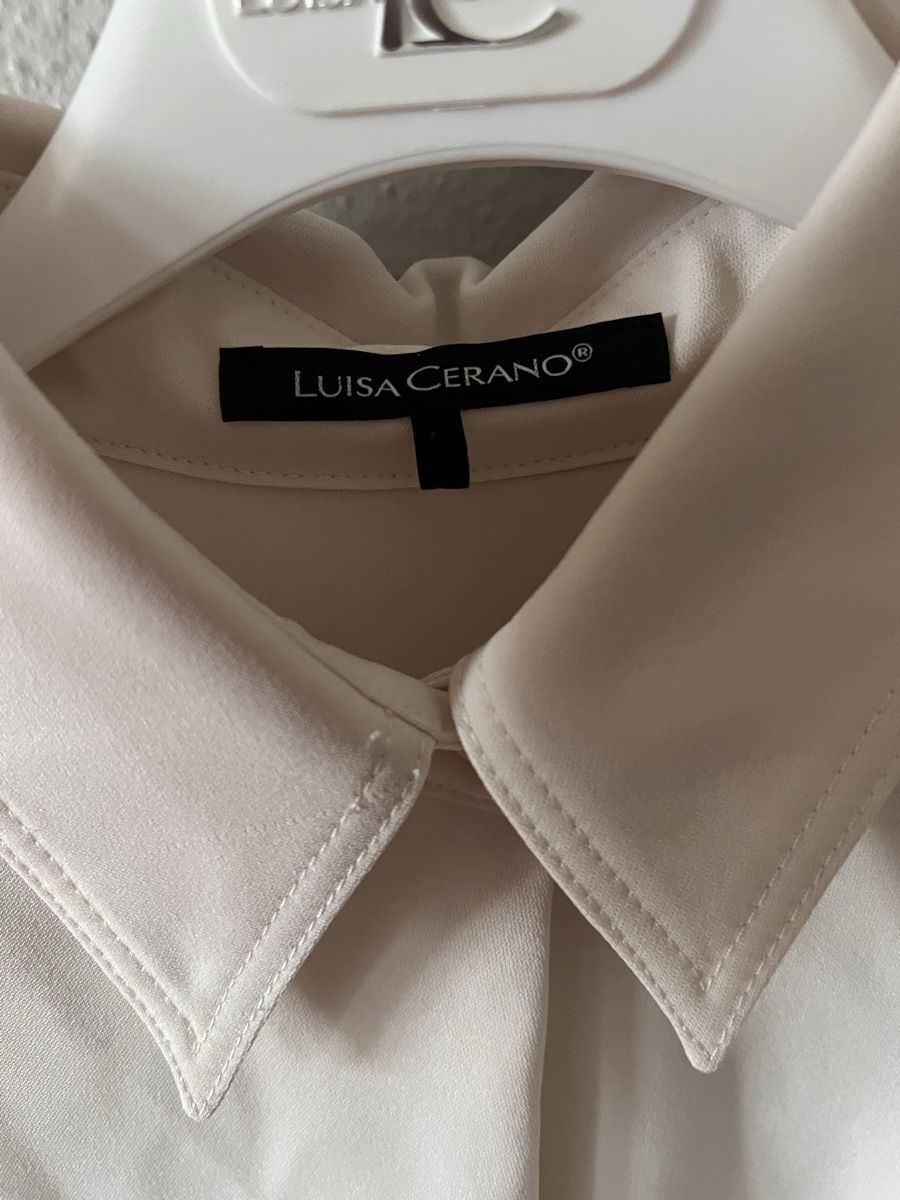 Luisa Cerano Chemisiers: Bluse Luisa Cerano, Gr. 34, Creme  – D'occasion à Solothurn par Brini06 1