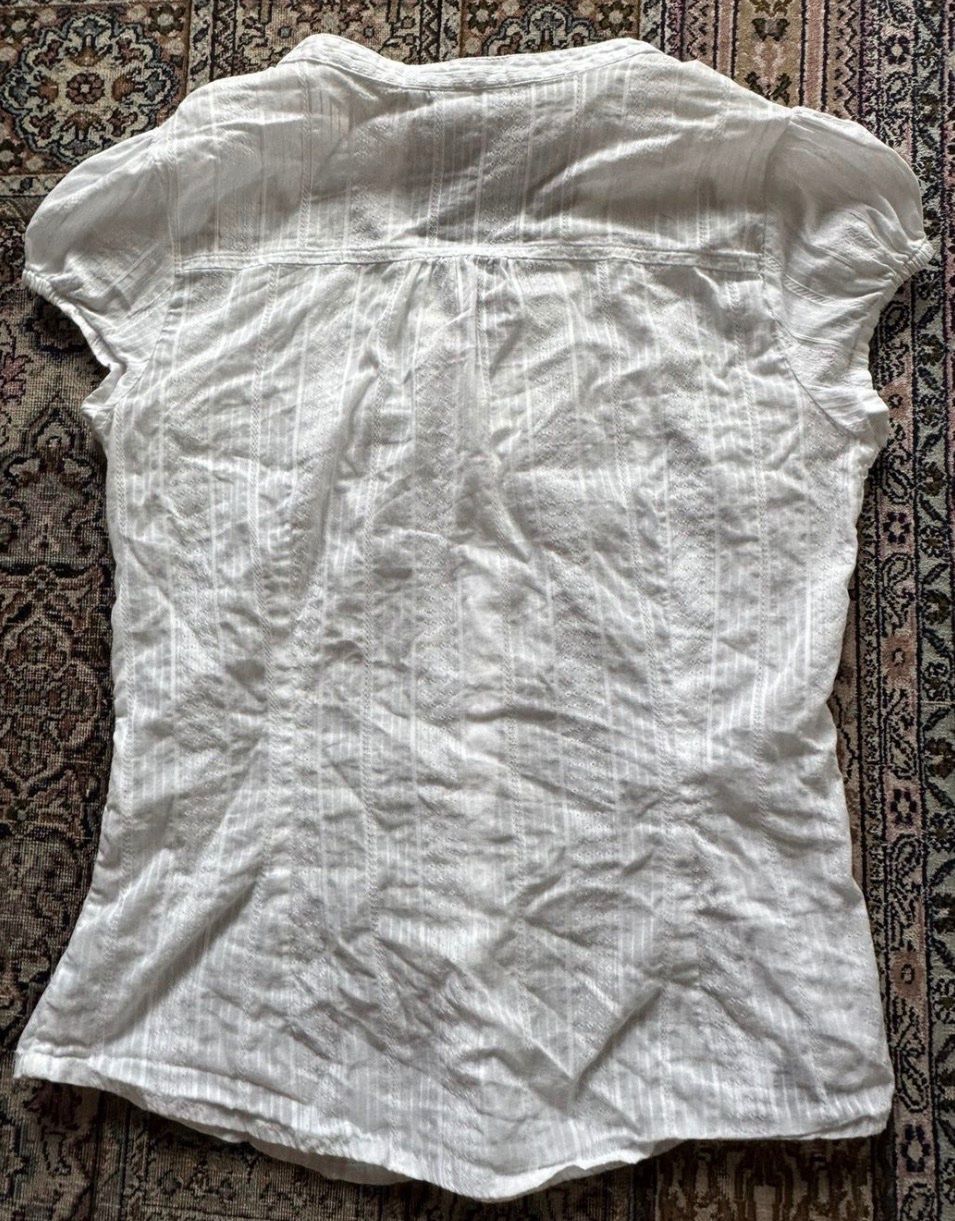 H&M Camicette: Damen Bluse weiss kurzarm Grösse S – Usato da Ittigen venduto da franzis6 1