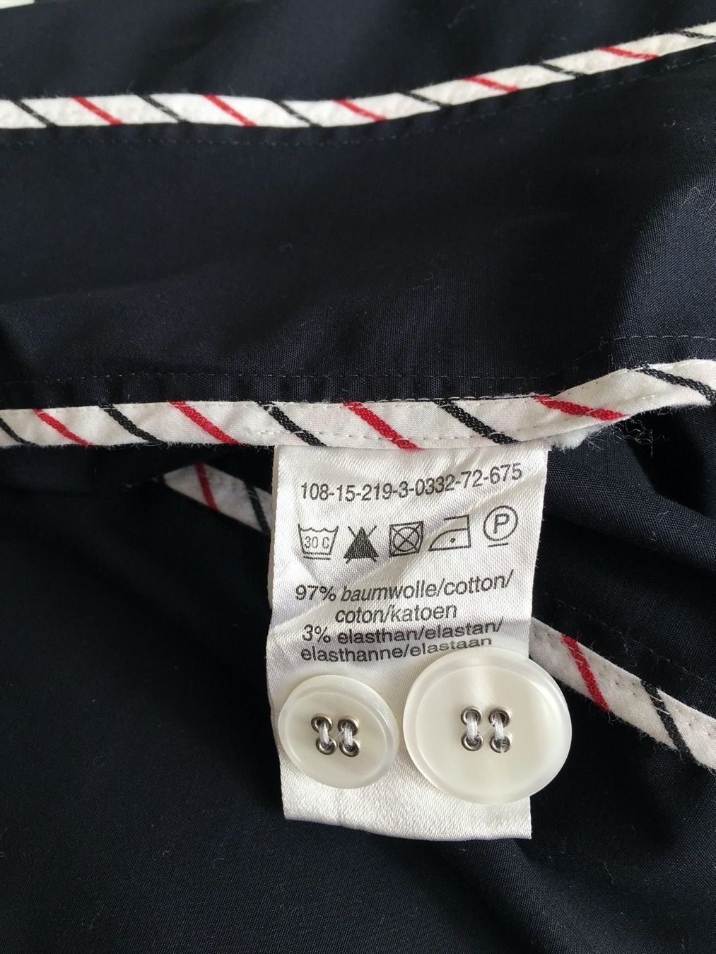 Costumi: Leichtes modernes Baumwollkostüm blau – Usato da Bern venduto da Smile-2707 5