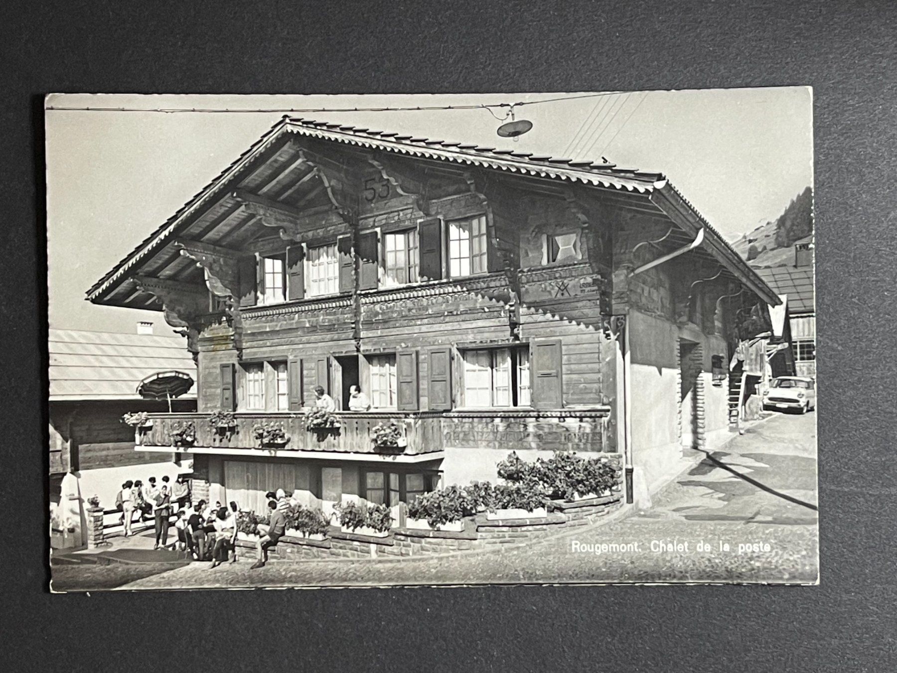 Ansichtskarten: Rougemont - Chalet de la poste – Gebraucht aus Steg VS von _vinci_