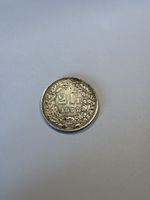 Schweiz 2 Franken Münze 1957 Silber