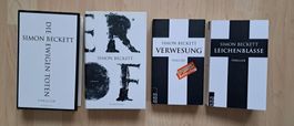 4x Thriller Büchersammlung Simon Beckett