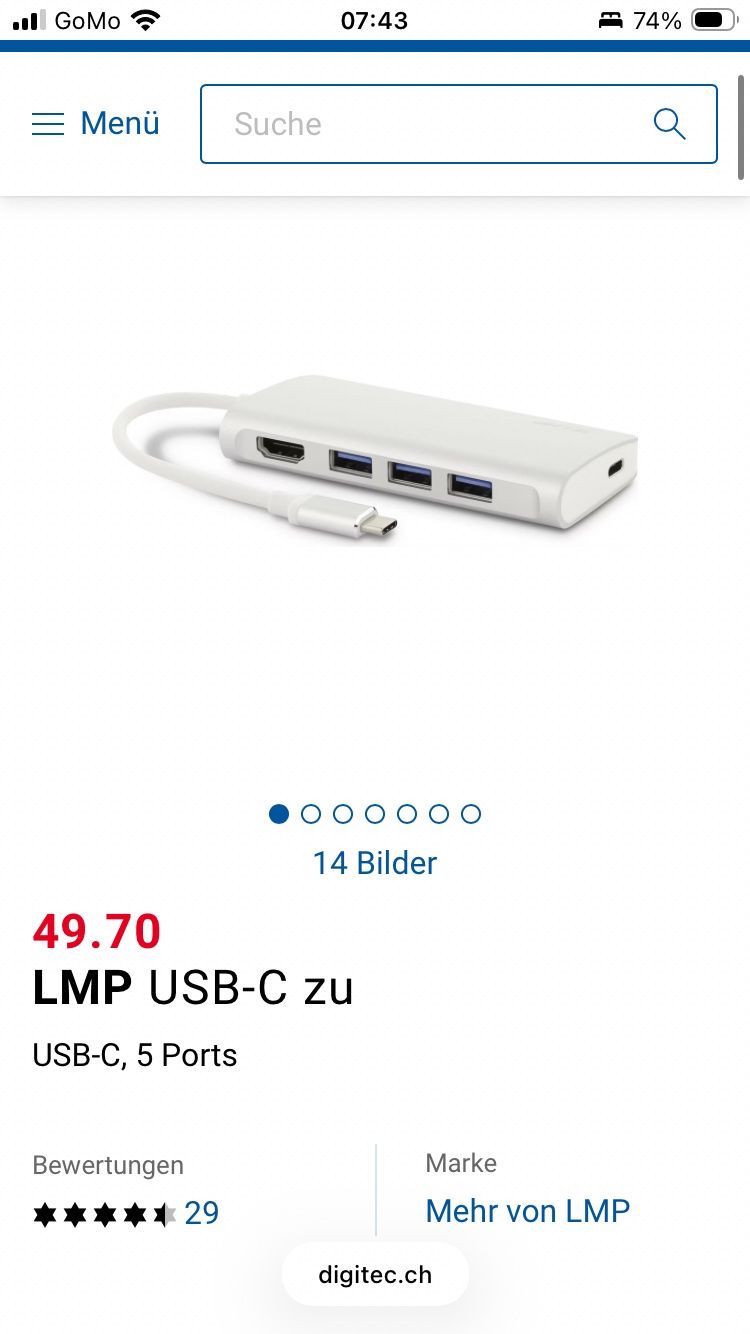Laufwerke & Adapter: Usb C Adapter Macbook Apple – Gebraucht aus Arlesheim von vampicki 5