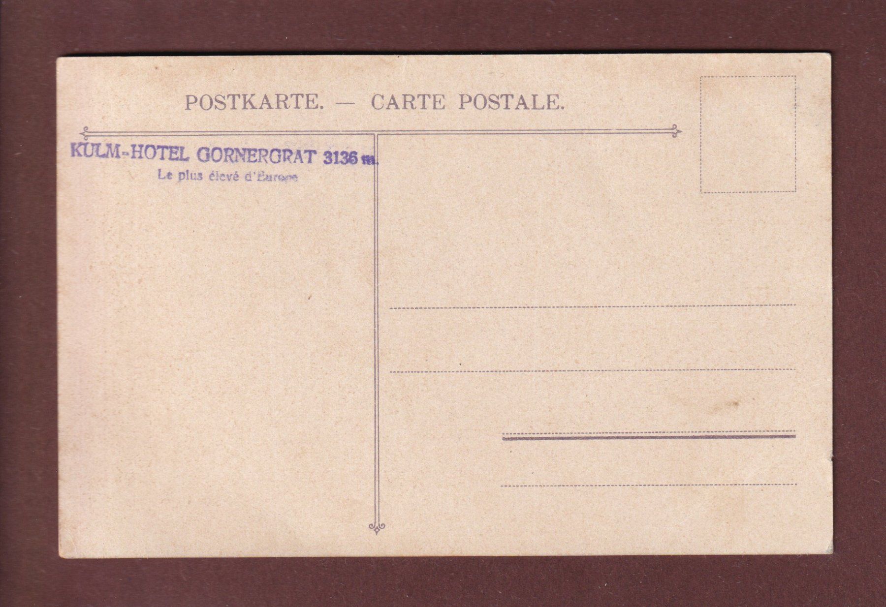 Cartoline postali: RIFFELBERG - Matterhorn – Usato da Pully venduto da nicecards 1
