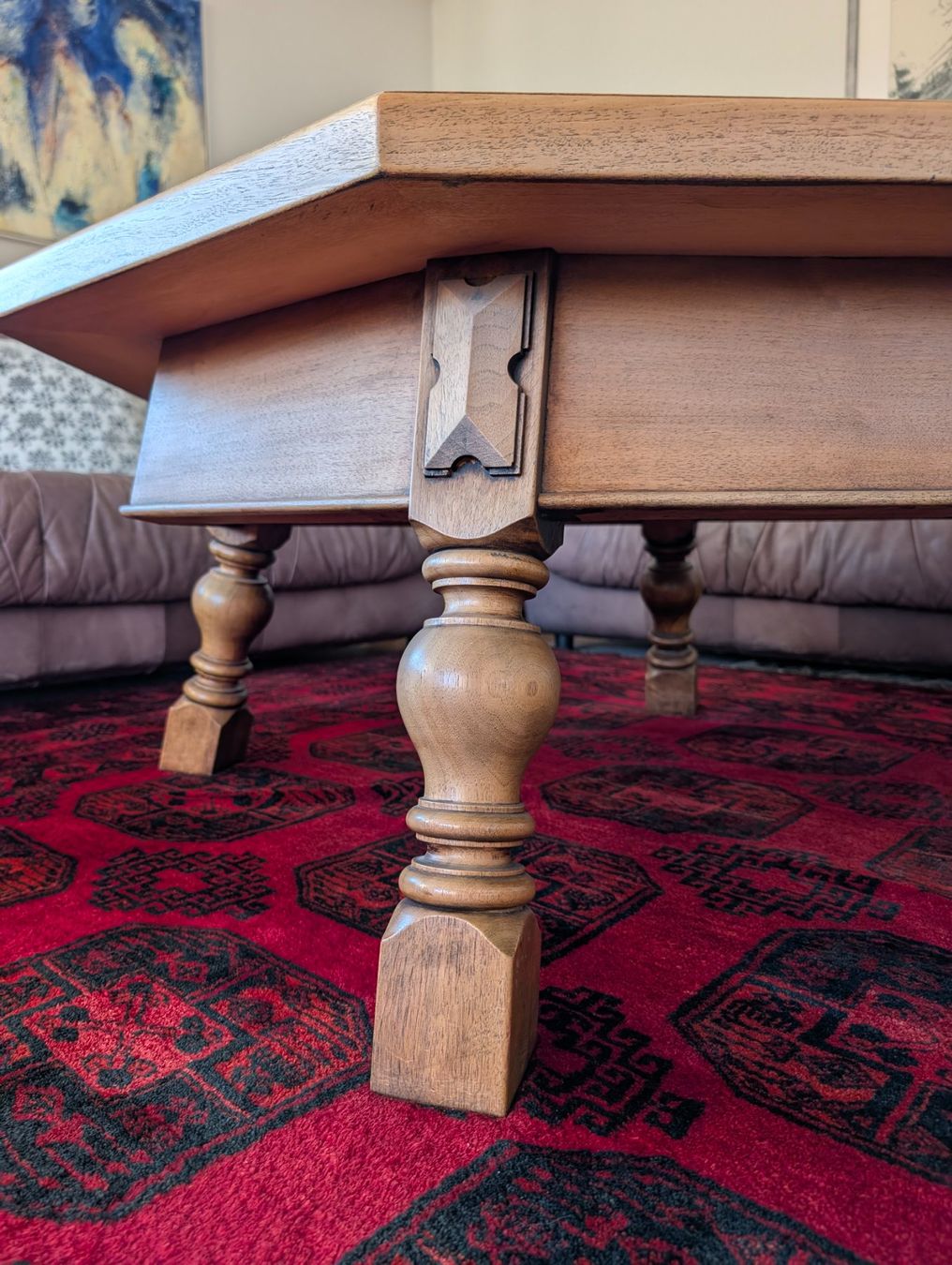 Tables: 8 eckig / achteckig Tisch mit Schiefer – D'occasion à Ebikon par soundundvielfalt 4