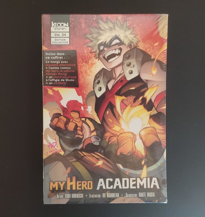 My Hero Academia T34 - Edition Collector - Manga De Super-héros Passionnant - Pour Fans Et Collectionneurs