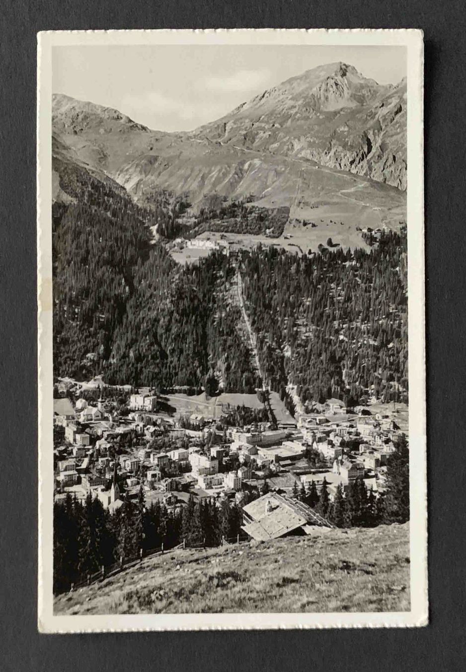 Cartoline postali: AK Davos Platz mit Schatzalpbahn – Usato da Goldau venduto da artelier1