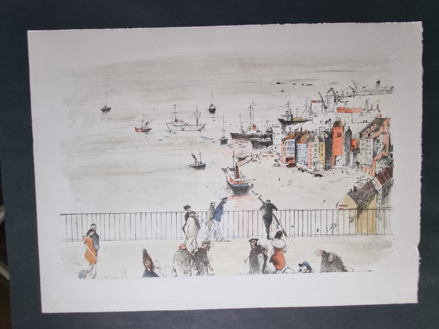 Grafica & Litografie: OTTO BACHMANN LITHOGRAPHIE SIGNIERT NUMMERIERT – Usato da Gersau venduto da kunst-online 1