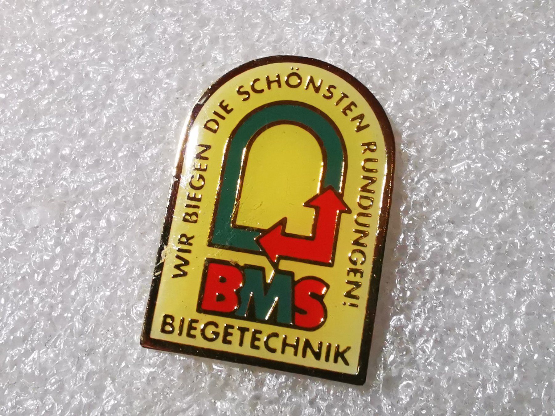 Placchette & Badge: Ansteckpin 15: BMS Biegetechnik – Usato da Oppligen venduto da Pin-Fall-Shop