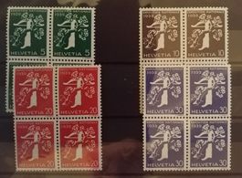 2584) 232-35, Landi im 4-Block  postfrisch, Falz Kt 59