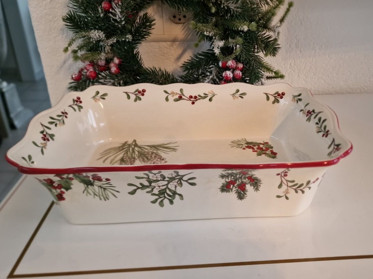 Teglie da forno: Better Homes and Gardens Winter Forest Backform – Nuovo (secondo la descrizione) da Oberglatt ZH venduto da Alischa1