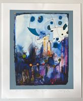 Lithografie New York von Max Gangl     (ID b112)