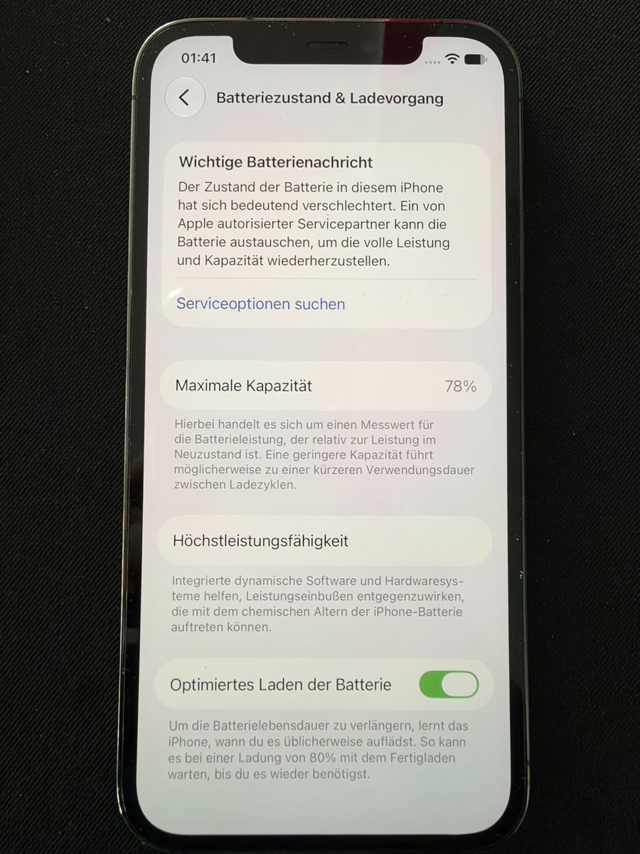 Apple Portables: iPhone 12 pro 256 GB Graphite – D'occasion à Niederrohrdorf par Laax 2