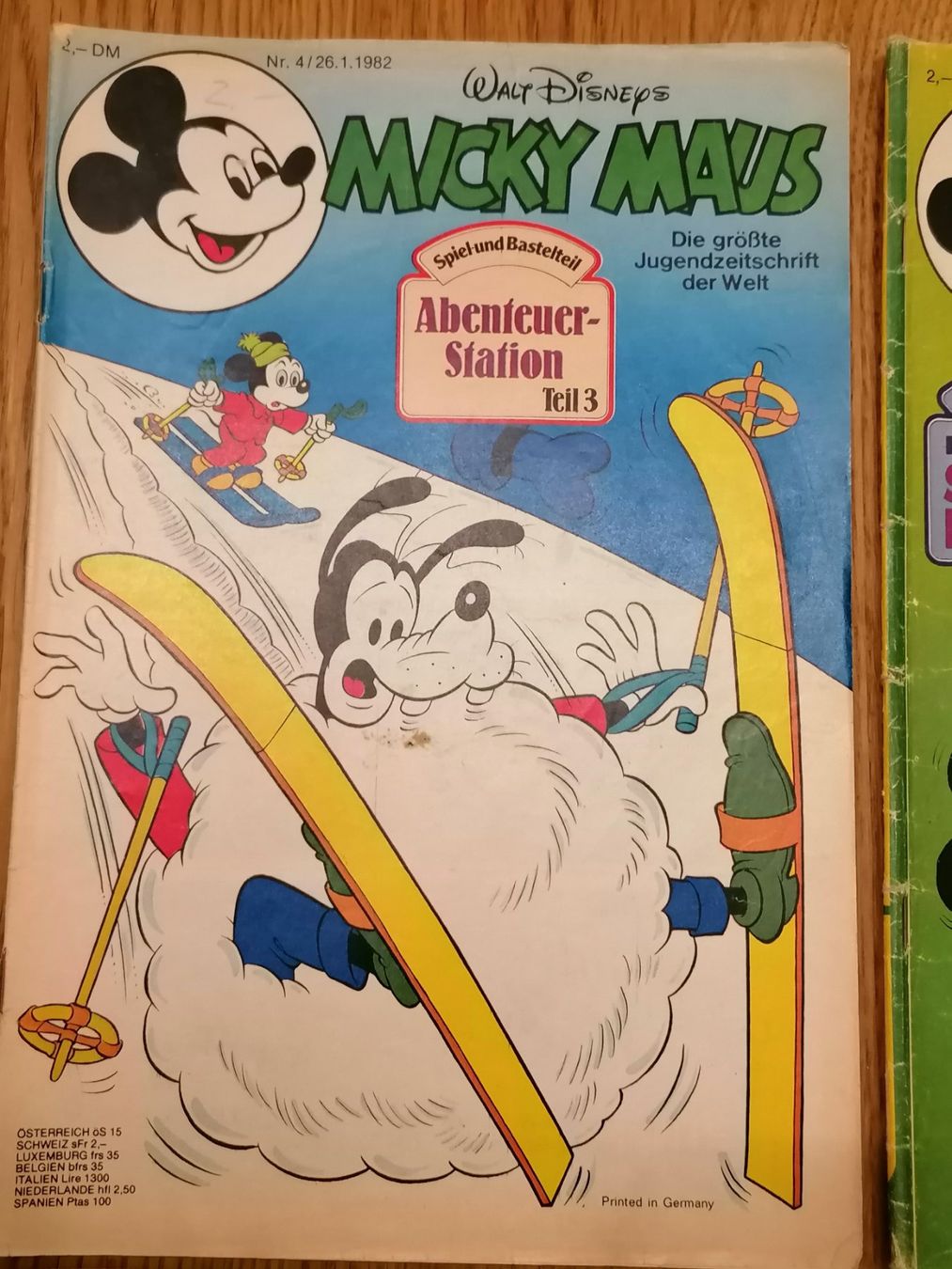 Fumetti: Micky Maus Hefte 1982 - 4 Stk. Ohne Beilage – Usato da Basel venduto da vintagecollector 1