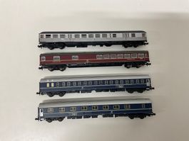 Konvolut an Spur N Personenwagen, alle Bespielt o. Verp.