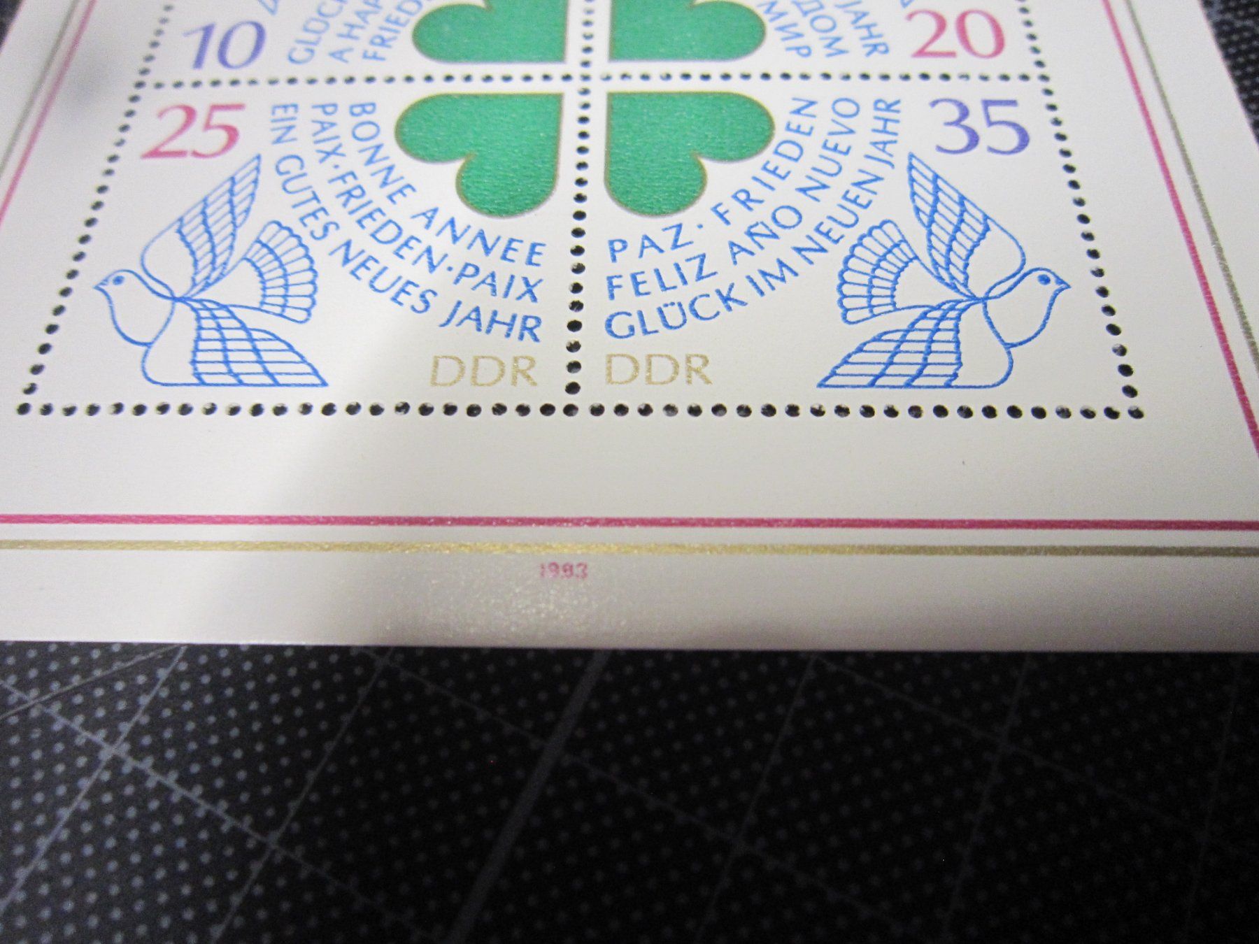 Tous les timbres: Schöner Block DDR – D'occasion à Giubiasco par sal_9j6w 1