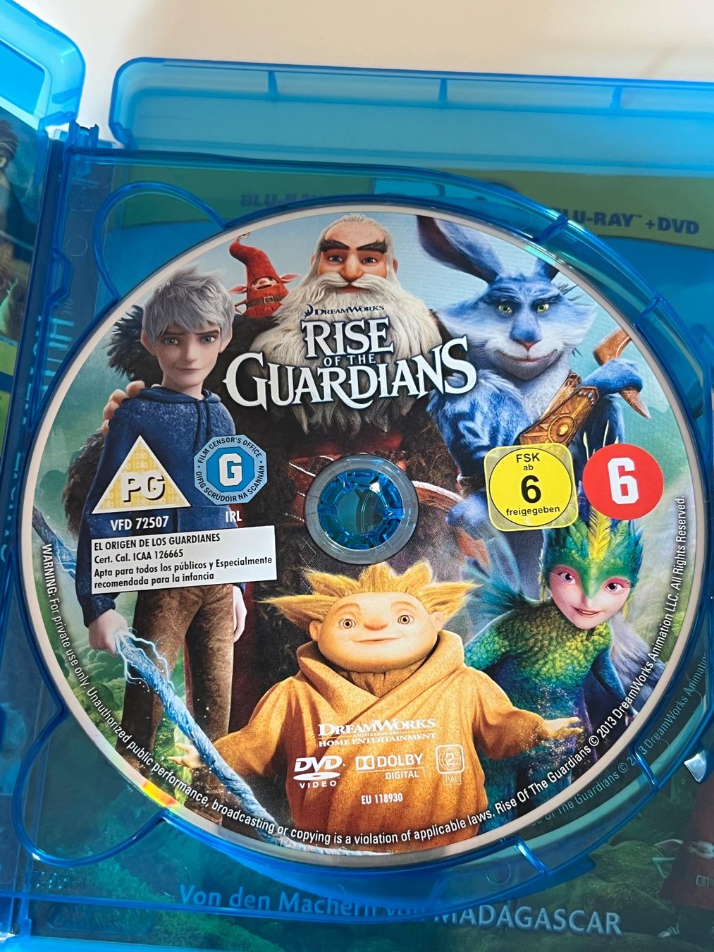 Tutti i DVDs: Die Hüter des Lichts 3D + 2D & DVD – Usato da Altstätten SG venduto da sheamus 3