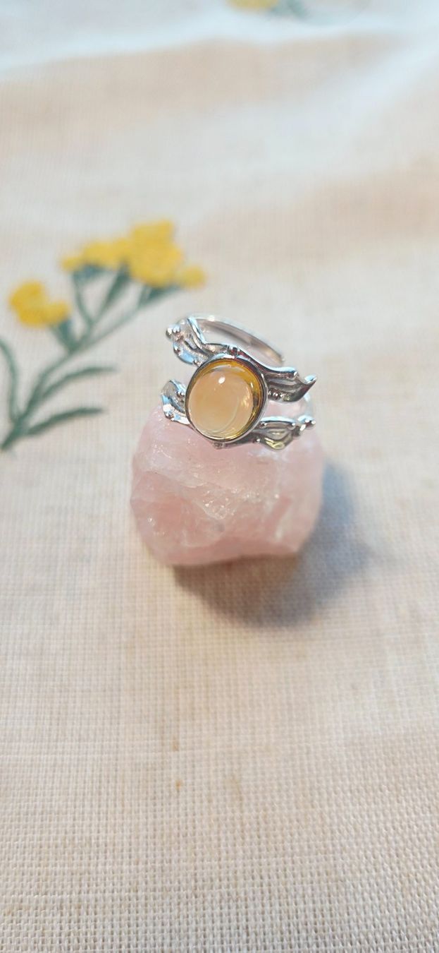 Anelli: NEW - S925 Citrine Ring (Adjustable) – Nuovo (secondo la descrizione) da Zürich venduto da cin_wcf6 3